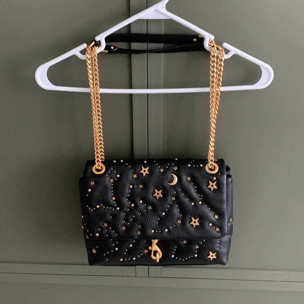 Rebecca Minkoff Edie Flap Shoulder with Celestial Studs